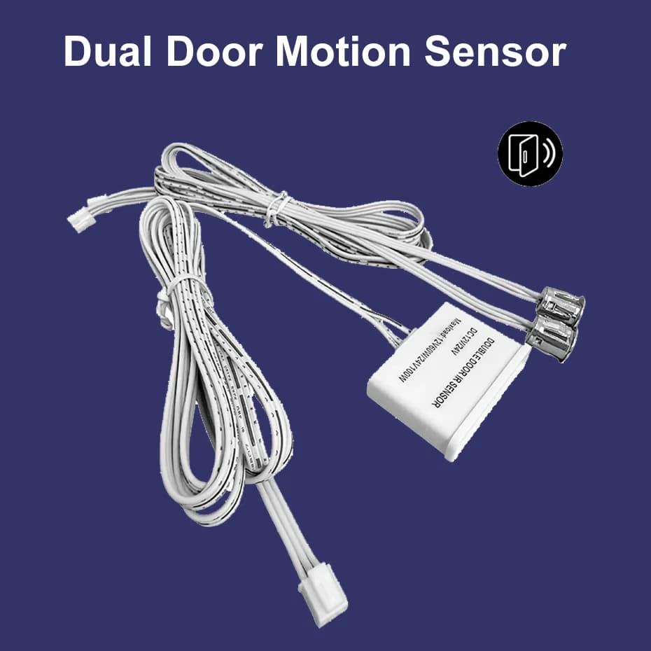 Sensore per Porta DC12V 24V Dupont con Interruttore ON/OFF Automatico e Cavo da 1,7m per Armadi, Guardaroba, Scaffali, Cassetti, Luci LED e Decorazioni