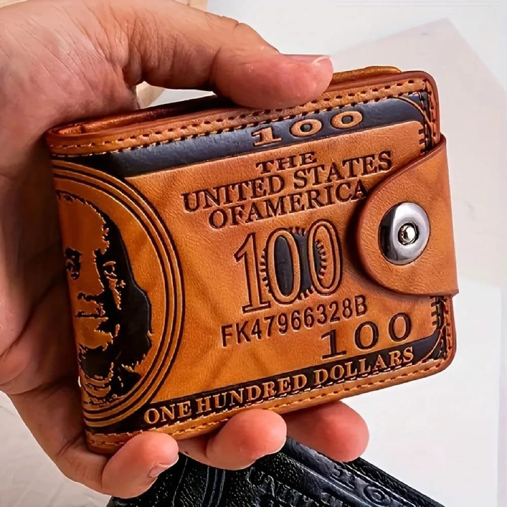 Portafoglio per banconote da dollari Porta carte compatto portatile Organizzatore di contanti con slot multi-carta Blocco RFID Elementi essenziali quotidiani