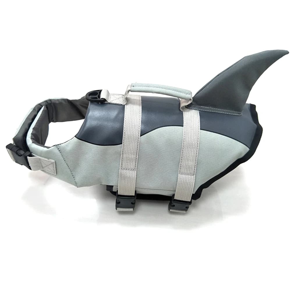 Giubbotto di salvataggio per cani da compagnia Summer Shark Sirena Giubbotto di salvataggio per animali domestici Vestiti per cani Imbracatura Costumi da bagno per cani Nuoto per animali domestici
