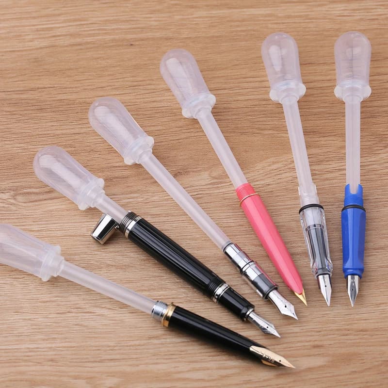 1Pc For Multi Brand Pens Fountain Pens Cleaner Nib Dropper Ink Absorber Ink Cartridge Cleanning Tools