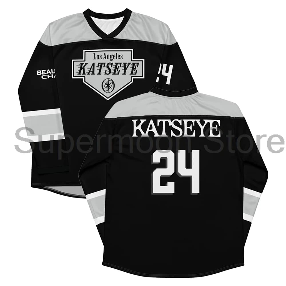 Maglia da hockey Katseye Beautiful Chaos Tour Merch Felpa sportiva a maniche lunghe con scollo a V Uomo Donna Abbigliamento sportivo Top Camicie