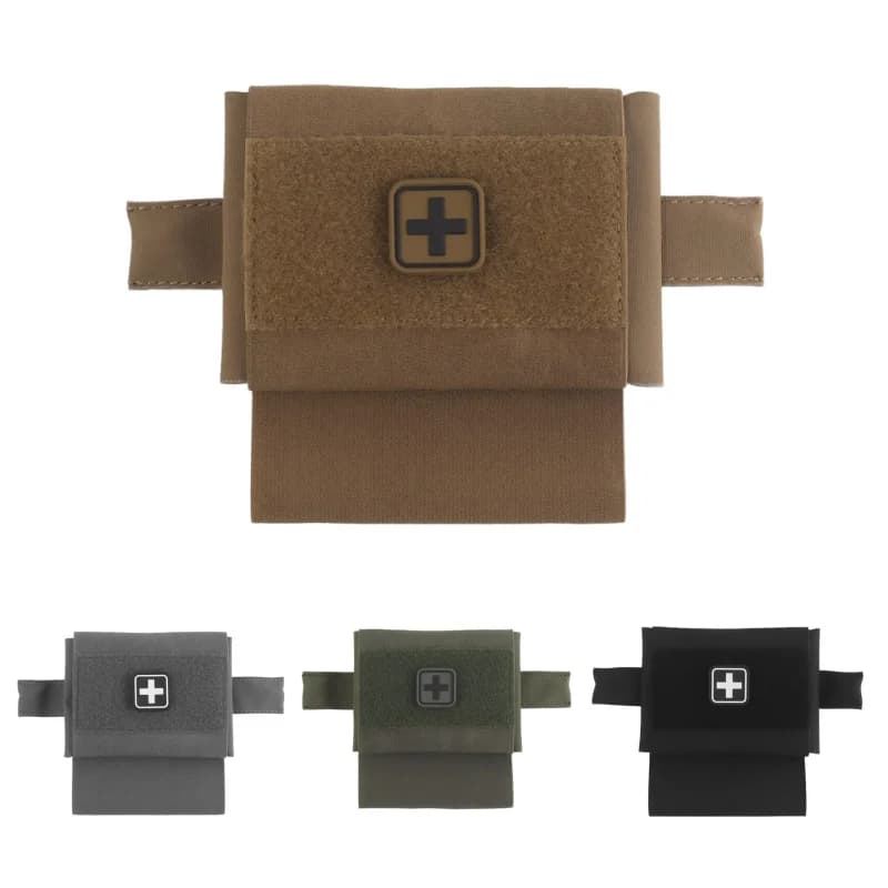 OPHIDIANTAC-IFAK Med Pouch,Micro Trauma Pouch, Rapid Deploy MOLLE Medical First Aid (Empty) Kit