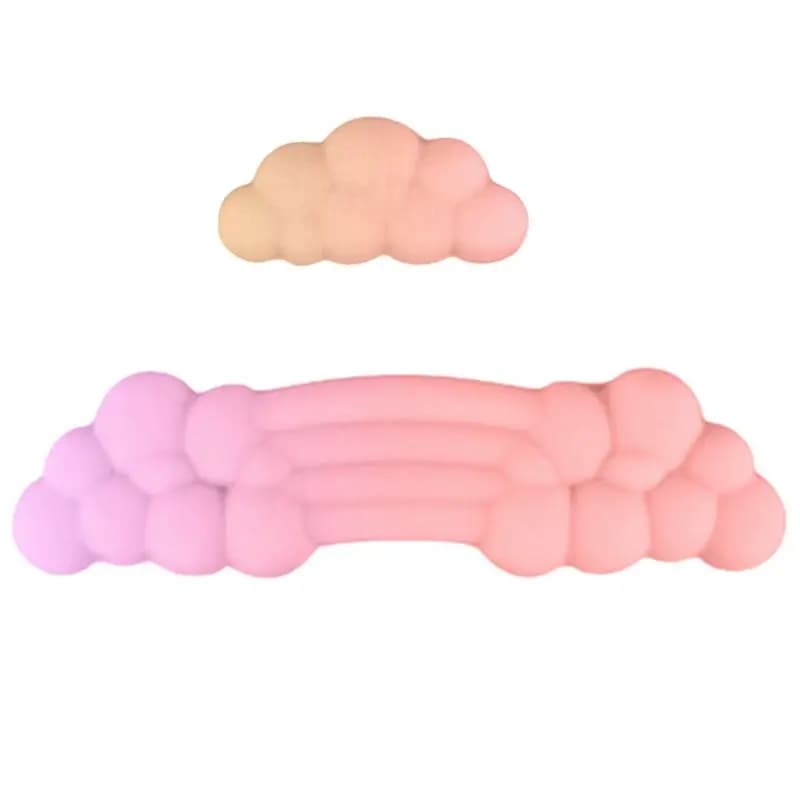 A40Z-Tastiera poggiapolsi in silicone memory foam tappetino per mouse tastiera mouse tappetino da polso adatto per giochi da ufficio