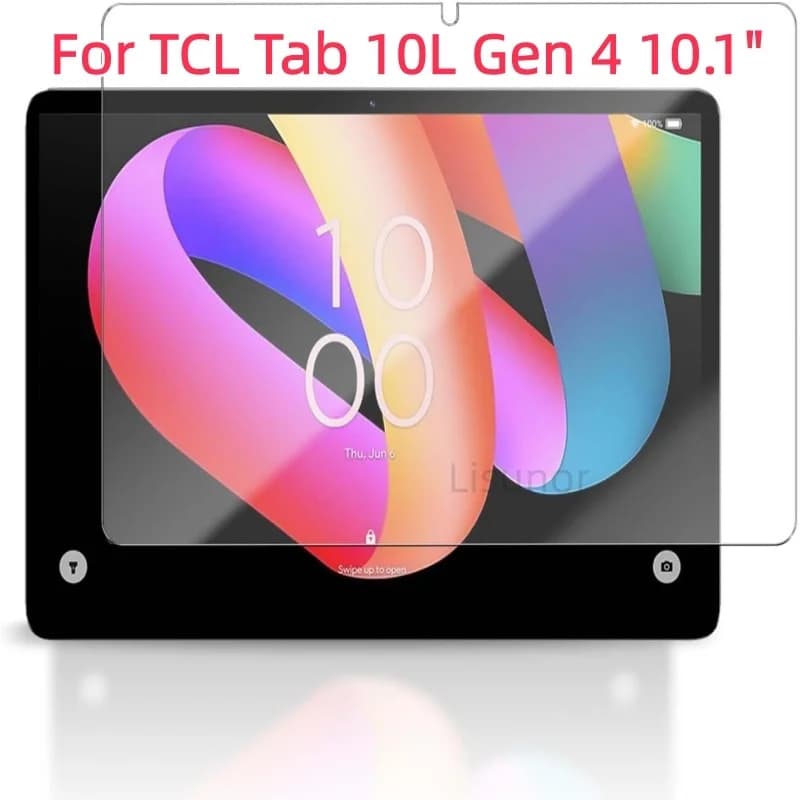 1 PCS 9H Tempered Glass Tablet Screen Protector For TCL Tab 10L Gen 4 10.1 Inch Anti-Scratch Bubble Free HD Protective Film