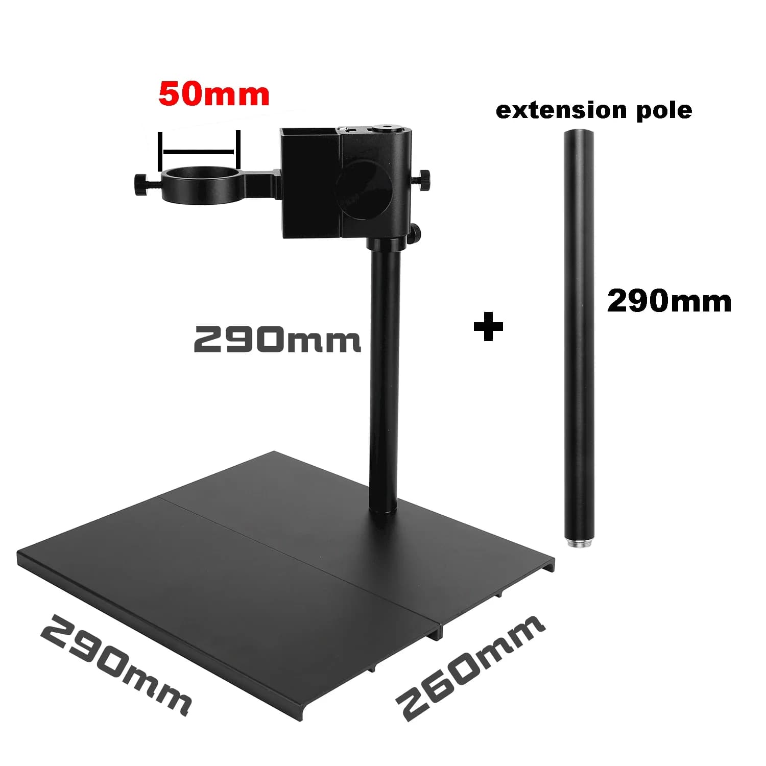 Microscopio digitale Obiettivo 150X Strumenti di riparazione industriale Supporto di grande lunghezza Funzione di misurazione Fotocamera