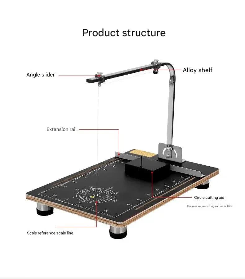 D3762 55CM Cutting length Heating wire KT Board Irregular sponge Sponge Cutting angle 24W Juice Sponge Cutting machine Foam