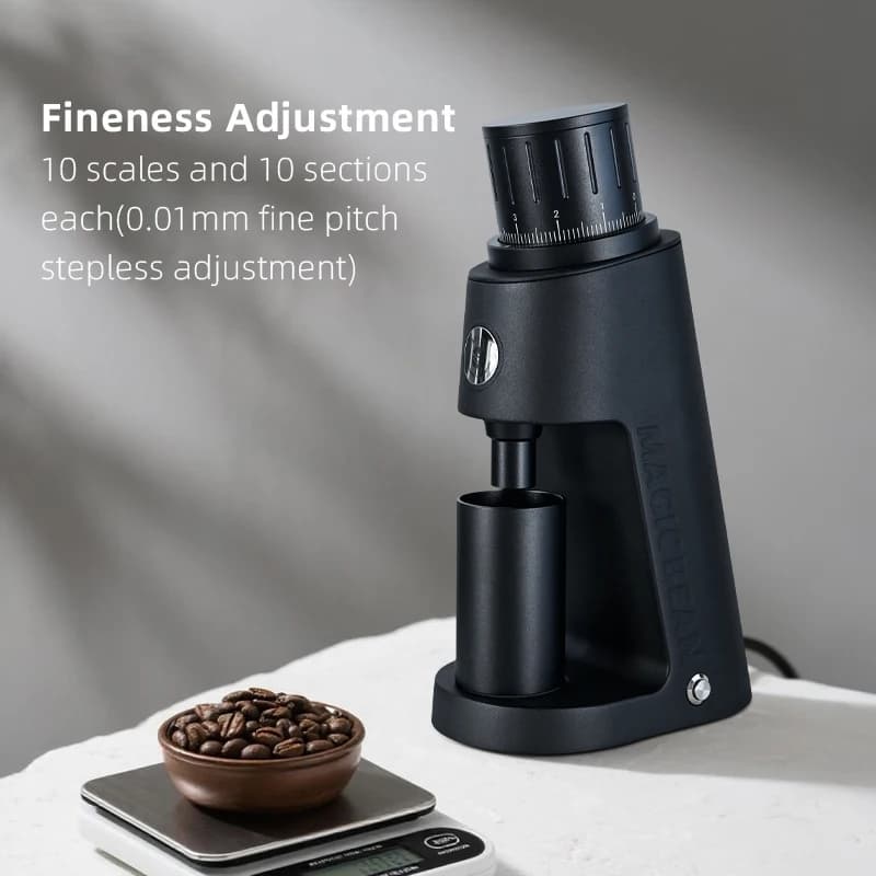 Smerigliatrice per chicchi di caffè elettrica automatica professionale a 7 pin da 48 mm di alta qualità