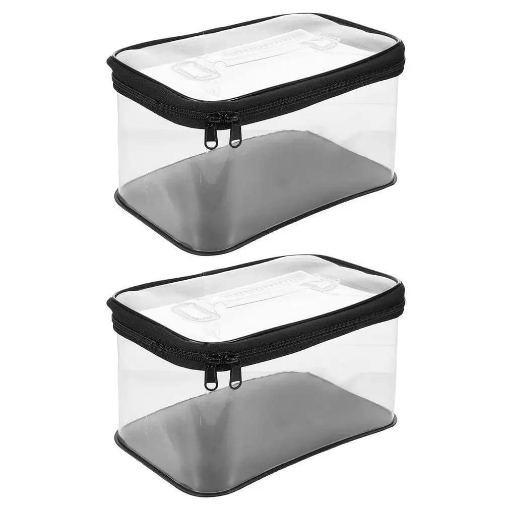 2 Pezzi Scatola per Ami da Pesca in Materiale EVA, Piccola e Leggera, Organizzatore Portatile per Attrezzatura da Pesca, Custodia per Ami, Esche e Attrezzi