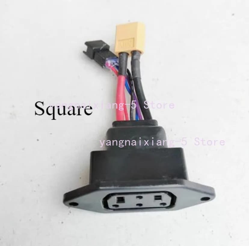 Adatto Per Super Soco TC TS TSX CU DU RU Batteria Al Litio Connettore Caricatore Presa Linea Linea Circolare Quadrato 1PC