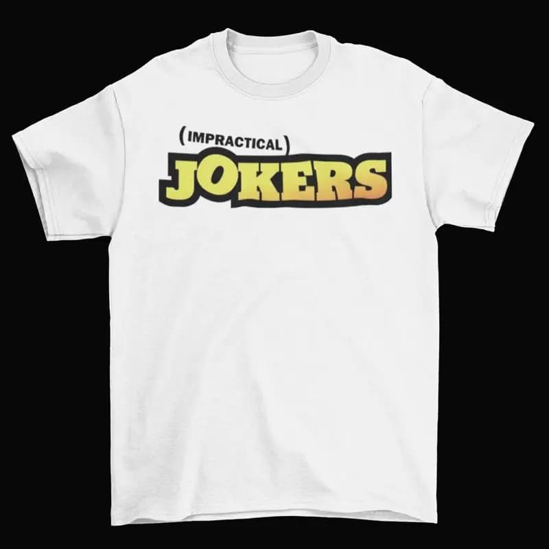 Maglietta Impractical Jokers Divertente TV Sal Joe Q Murr Logo Commedia Taglie Nuovo