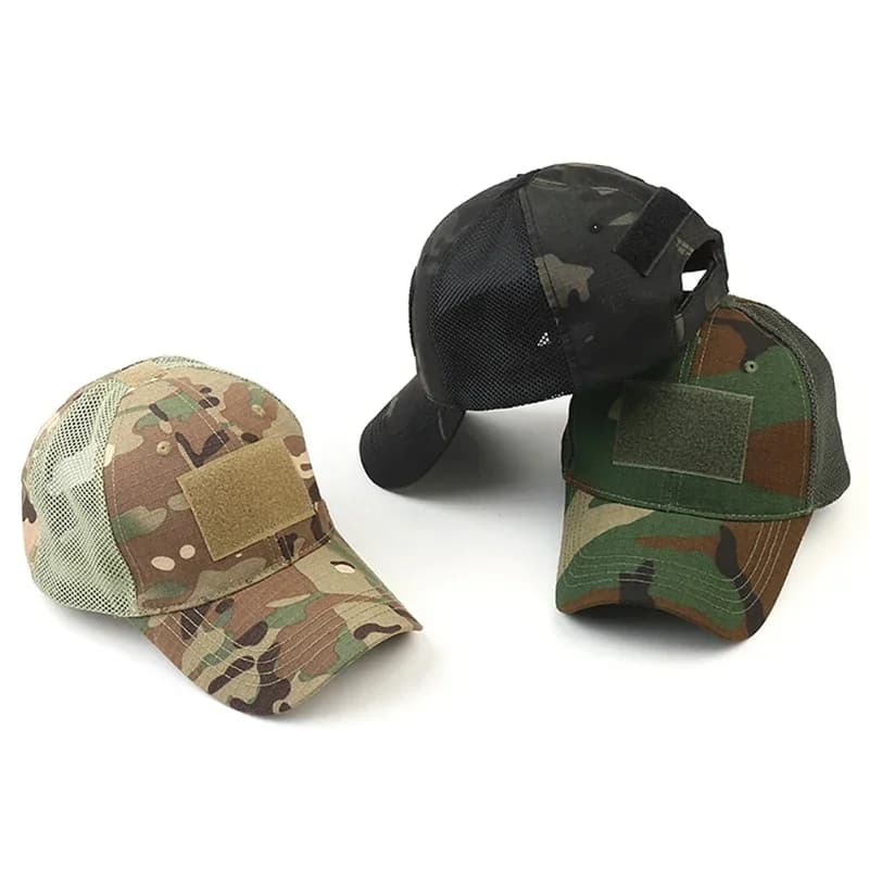 2026 NEWOutdoor Multicam Camouflage Adjustable Cap Mesh Tactical Airsoft Fishing Hunting Hiking Basketball Snapback Hat