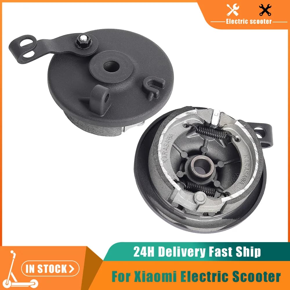 Front Wheel Drum Brake Cover For Xiaomi Mi4 Ultra KickScooter Electric Scooter Front Wheel Mechanical Brakes Pad Parts