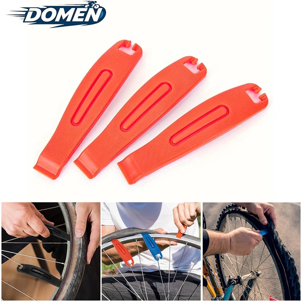 DOMEN Bicycle Tyre Tire Lever Pry Bar Bicycle Tire Change Rim Spoon Cycling Crowbar Removal Tool Bicycle Accessories