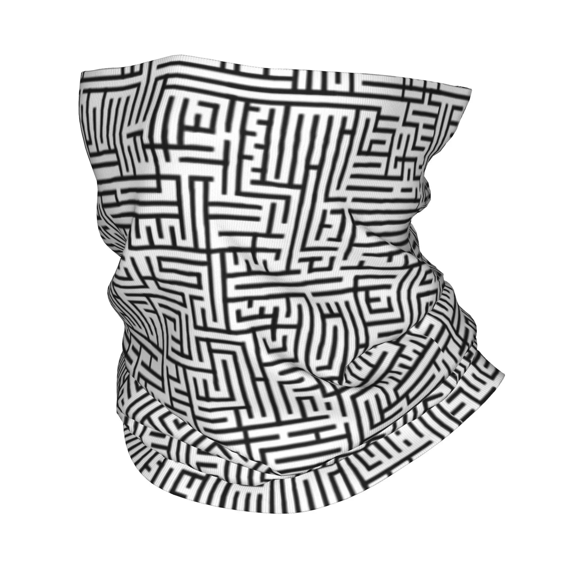 Chrysal (2) Bandana Cover Club Maze Fret Maschera per il viso Ciclismo Equitazione Sciarpa invernale unisex