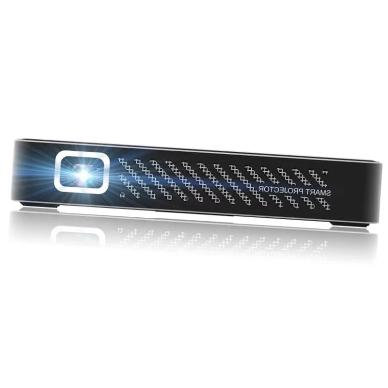 Proiettore HD Proiettore digitale DLP mini LED nero Proiettore per smartphone home theater 1080P