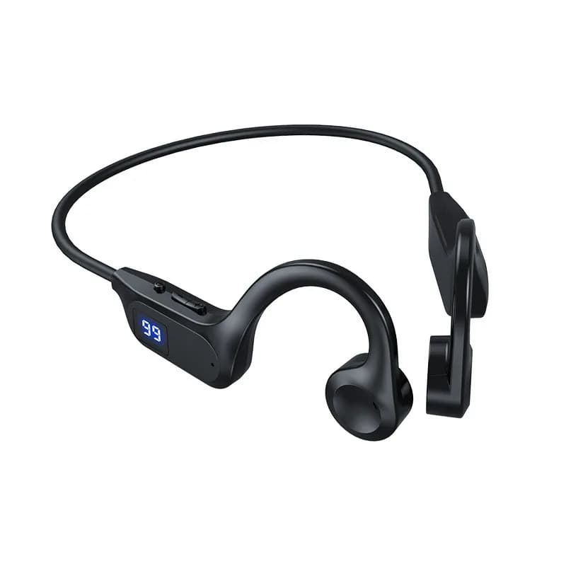 ShouMi Cuffie a conduzione ossea Cuffie wireless digitali Supporto per casco stereo TF-SD con auricolari Microphonesports