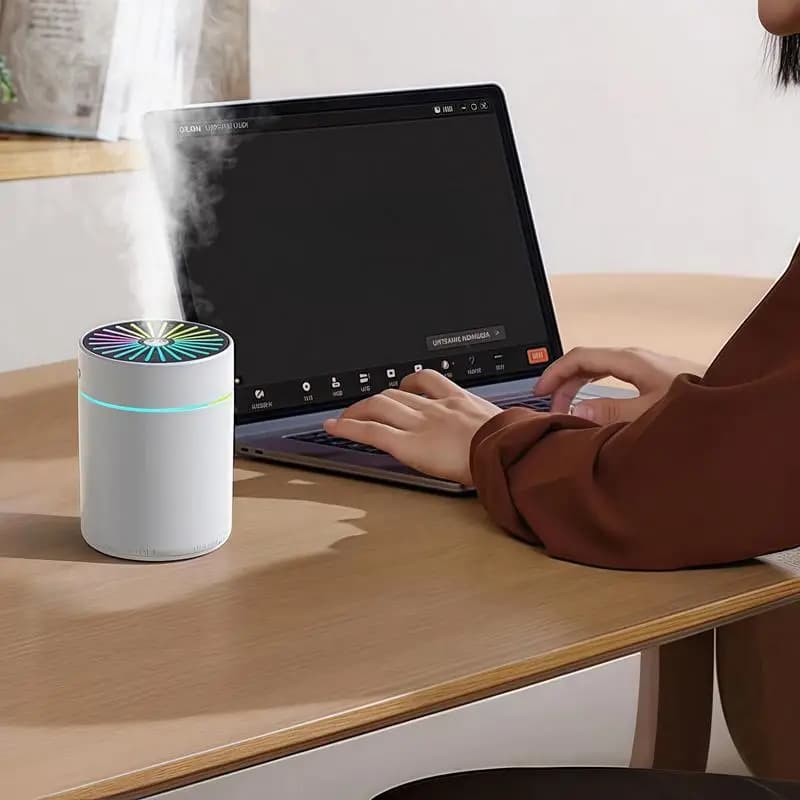 Umidificatore portatile Umidificatore per piccole piante da 0,5 litri con timer di spegnimento automatico Dispenser Filtro duraturo Diffusore Mister per la scuola materna dell'hotel