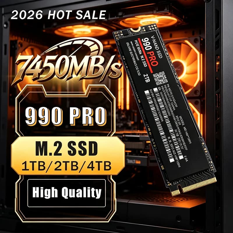 1TB/2TB/4TB 2026 HOT SALE The new 990 ProM2 Solid State Drive SSD NGFF High Speed and Stable for desktop notebooks