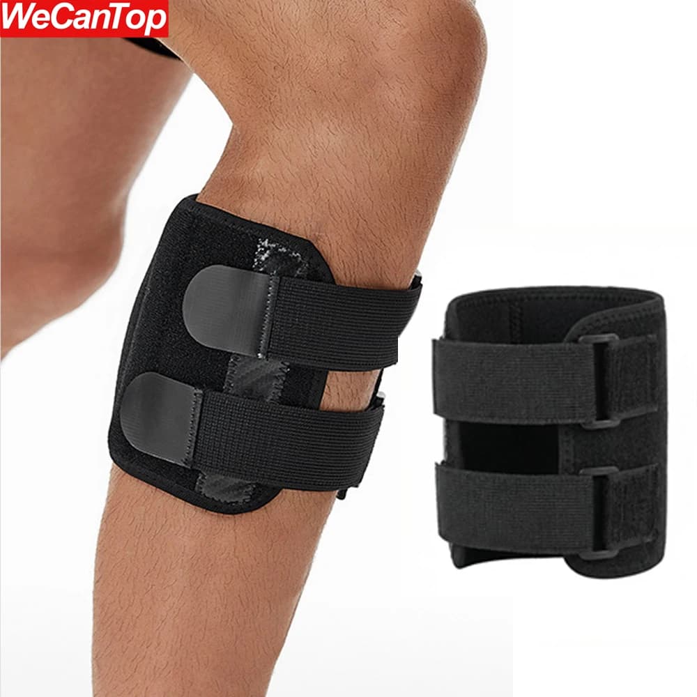 1 pezzo di dispositivi per alleviare il dolore alla sciatica, ginocchiera per nervo sciatico con cuscinetti a pressione doppi regolabili, compressione direzionale, sport