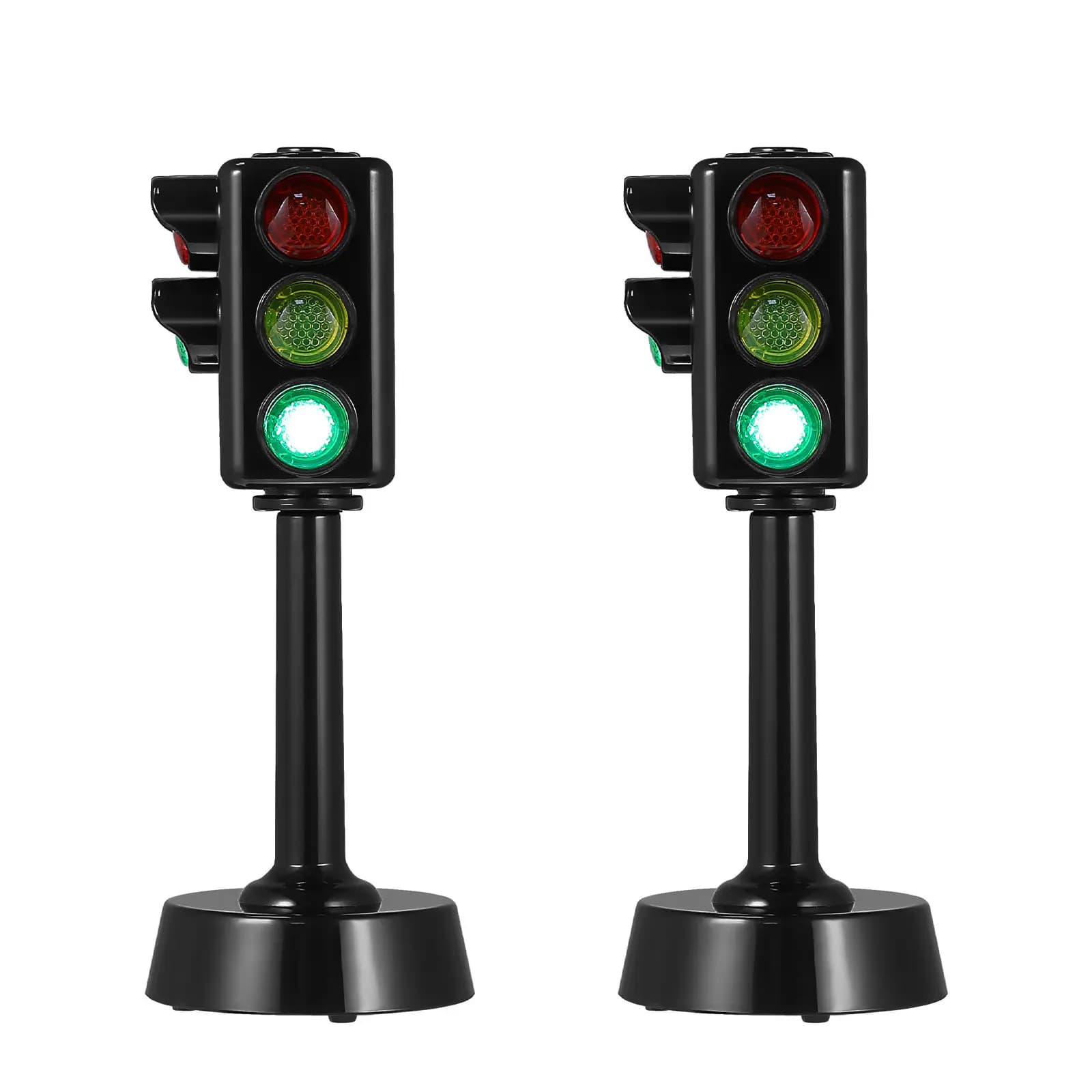 Set di 2 Modelli di Semafori LED Giocattolo, Puzzle Educativo per Bambini, Gioco da Tavolo per l'Apprendimento