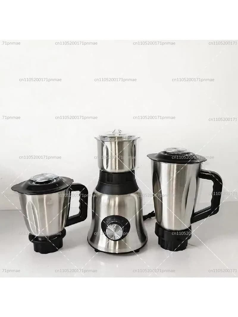Frullatore da Tavolo Commerciale 800W, Mixer da Cucina 3-in-1 in Acciaio Inox per Hotel e Uso Esterno, 0.6L