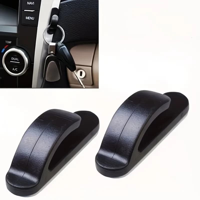 12 Pcs Heavy Duty Car Hook Self Adhesive No Drill Easy To Install For Car Car Door Storage Pack Pack Kitchen Bathroom Prac...