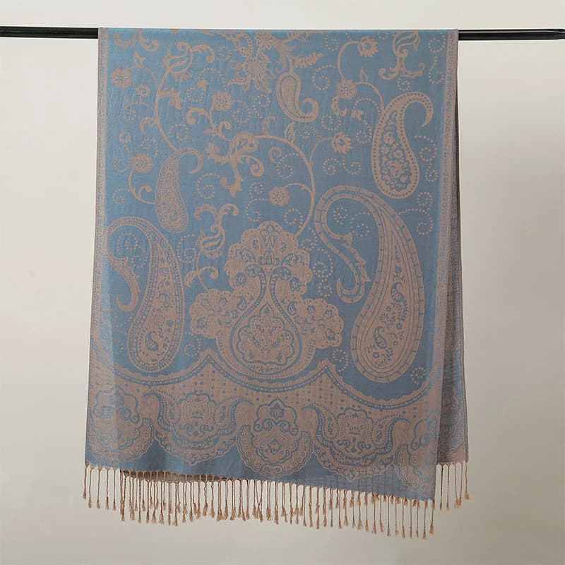 70*190cm stile etnico Outdoor donna Paisley Jacquard sciarpa spessa Cashmere nappa scialle inverno caldo collo avvolgere Pashmina floreale