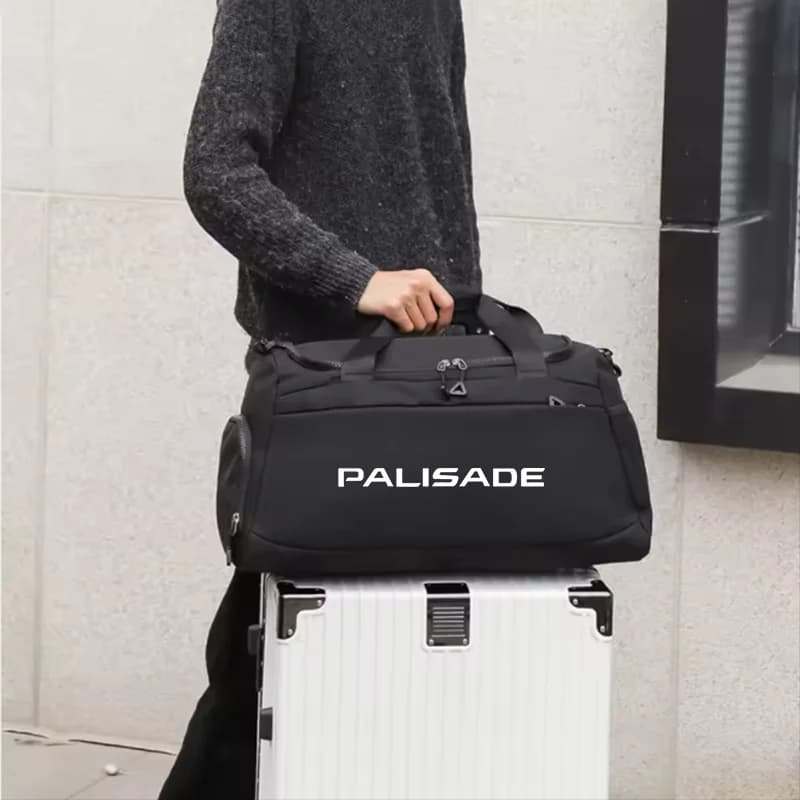Multifunctional fitness luggage bag for hyundai palisade creta ix25 tucson stereo santa knoa solaris ix35 i30 Car Accessorie