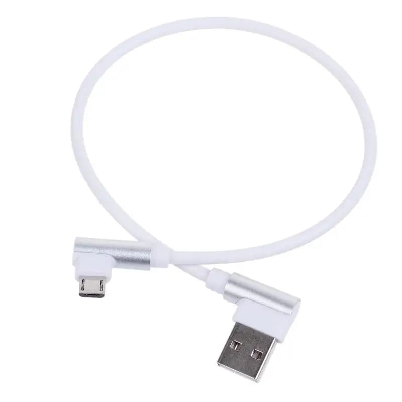 Cavo dati ricarica veloce angolo retto 31BA Cavo dati portatile Micro USB Cavo sincronizzazione USB 2.0 per telefono