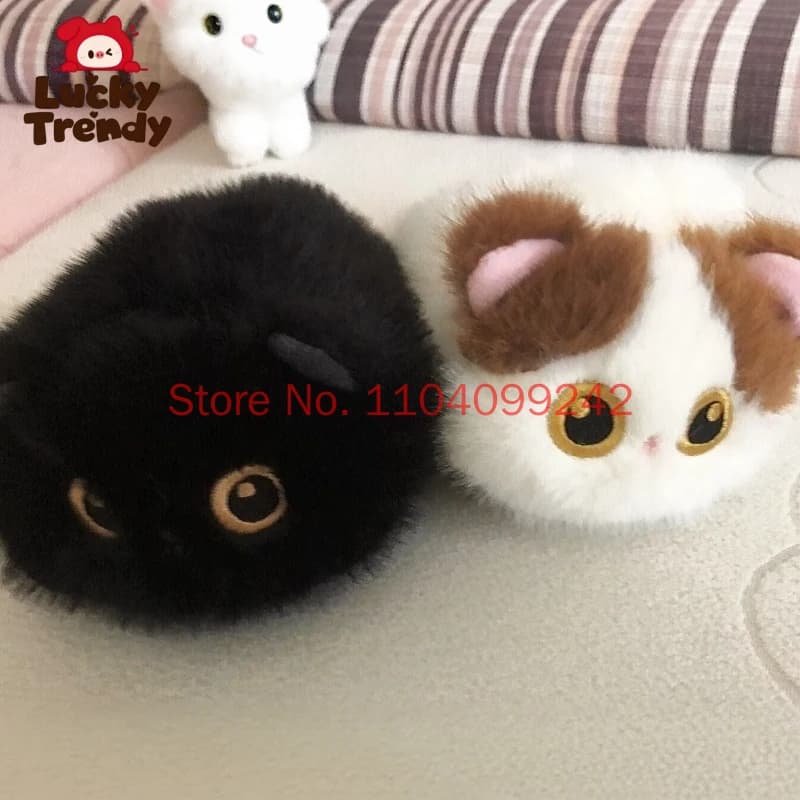Decompression Doll Cat Dango Cute Calico Cat Siamese Cat Black Cat Doll Treasure Soft Plush Doll Ornament Toys Festival Gifts
