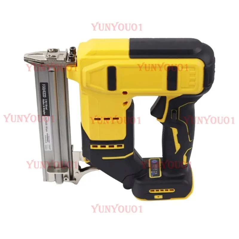 Chiodatrice Elettrica 2 in 1 (Dritta/a Forma di N) Senza Fili per Legno, Compatibile con Batterie 20V 18V