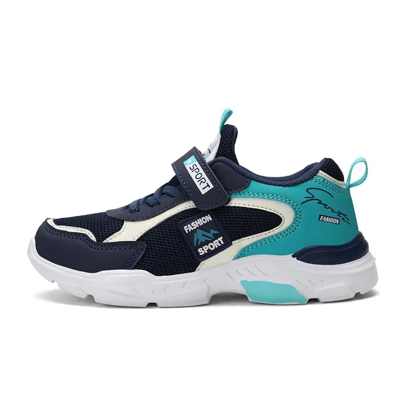 Scarpe da ginnastica estive ventilate in rete per bambini, con suola resistente all'usura e antiscivolo, ideali per l'uso quotidiano e il tempo libero
