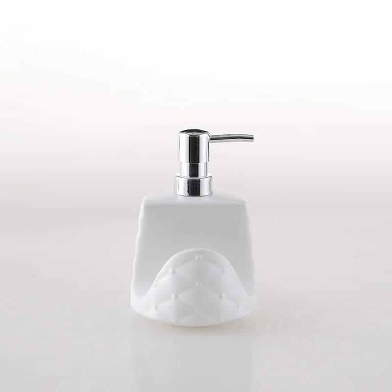 Dispenser KULE HOME Cerc a Doppio Uso, Contenitore per Sapone e Igienizzante Mani con Spugna, Bottiglia per Bagno, Uso Commerciale