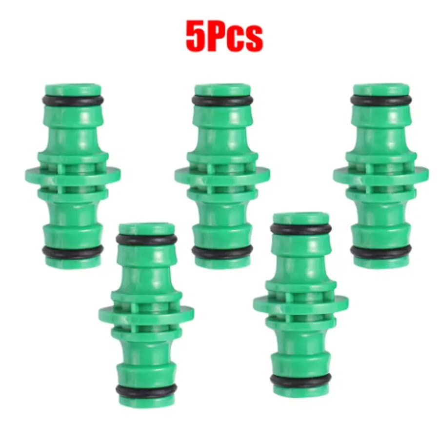 5 Pezzi Connettore per Riparazione Giunti 1/2'' per Tubi da Giardino, Raccordo Rapido per Impianti di Irrigazione a Goccia per Serra