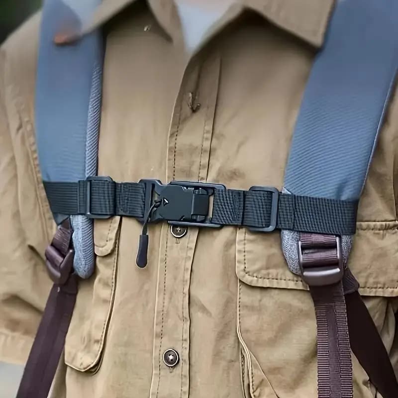 Cinghia per Zaino e Borsa a Tracolla, Imbracatura Regolabile per Borse da Campeggio e Tattiche, Accessori per Zaini
