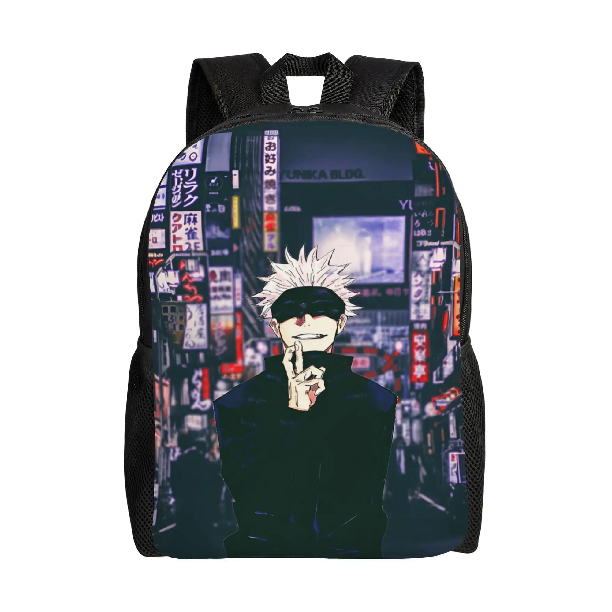 Custom J-Jujutsus K-Kaisens Backpack for Men Women Water Resistant School College Classic Movie Bag Print Bookbag