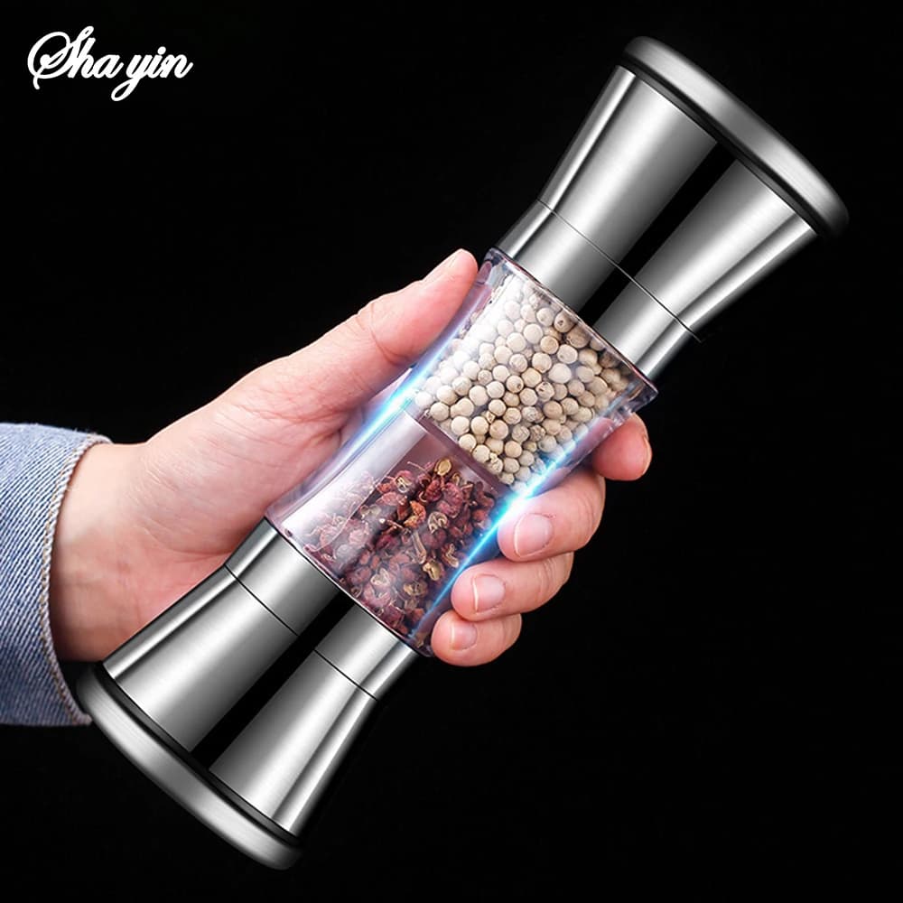 1PC manuale spezie pepe kosher sale smerigliatrice bottiglia bulgur bottiglia di condimento per uso domestico in acciaio inossidabile