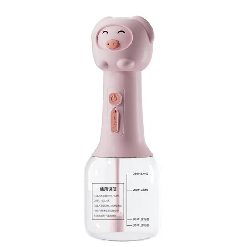 WCS-Electric Pet Bathing Foam Machine Dog Cat Shampoo Foamer Waterproof Bath Bubble Generator Pet Grooming Tool