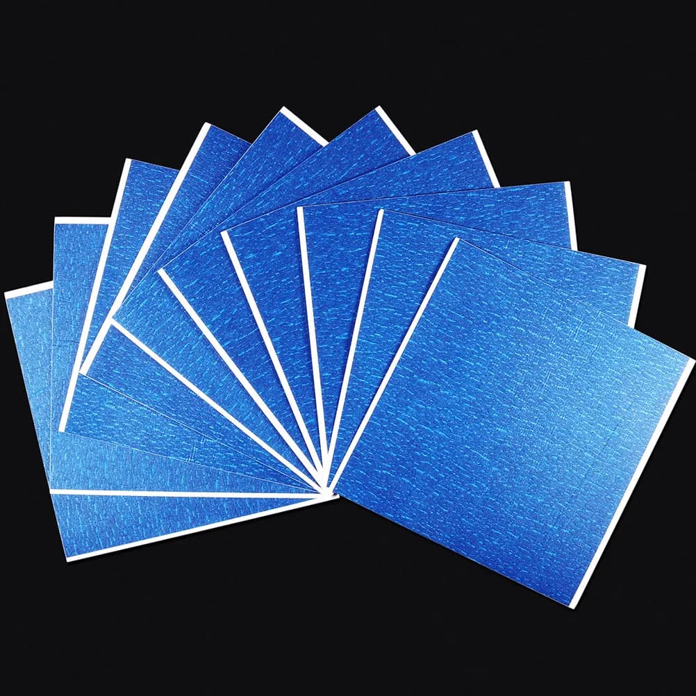12 sheets of heated bed tape for 3D printer, strong adhesion, easy removal, no residue, clean edges