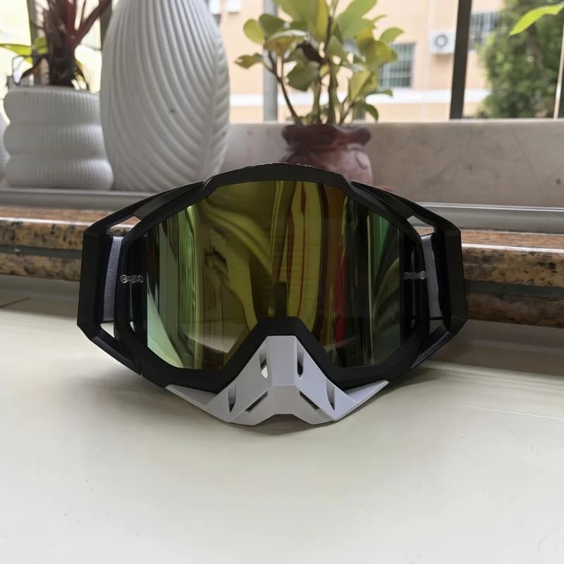 Motocross Ski Goggles MX Dirt Bike Snowboard Riding Eyewear Anti-Fog UV400 Windproof PC Lens Soft Foam For Helmet Men Women
