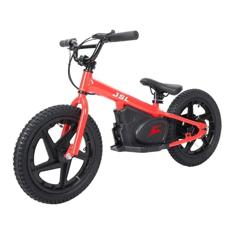 Bicicletta elettrica per bambini da 12 pollici 24V 100W bicicletta con bilanciere