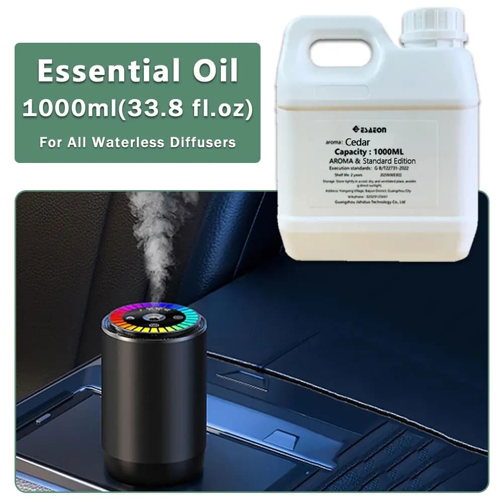 ESAEON Essential Oil, For All Waterless Aromatherapy Machines,Hotel Aroma Machine Oil, Wild Bluebell, Cedar - 1000ML(33.8 fl.oz)