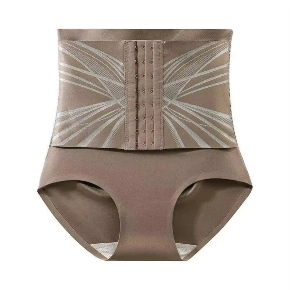With Hooks Design Waist Trainer Shapewear Seamless Firm Compression Tummy Control Underwear Adjustable High Waist