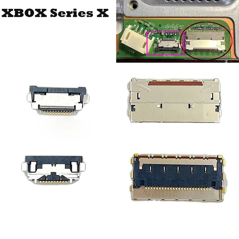 Flexible Cable Power/Eject Button Connector for Xbox Series X - FPC Replacement for NEXUS F(x)