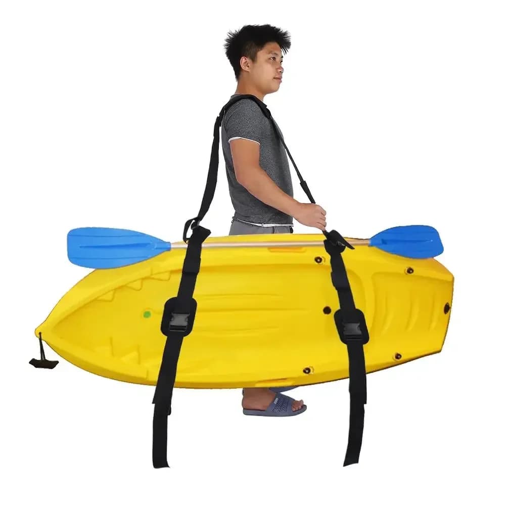 Cintura da trasporto in nylon regolabile per tavola da surf SUP per canoa da kayak portatile con passante per pagaia