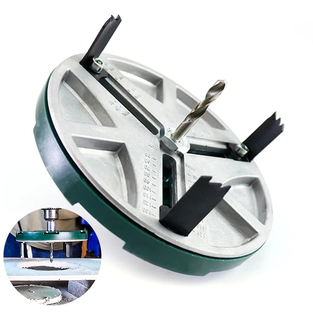 1Pc 45mm-130mm Hole Adjustable Saw Cheese Cutting Hole Tools For Cartongesso Softwood Home Edge