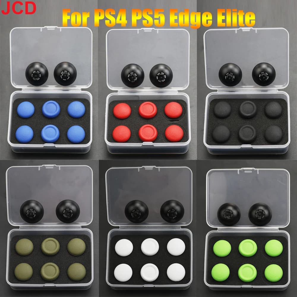 JCD per PS4 PS5 Edge Elite Controller di gioco maniglia in metallo alto e basso bilanciere Paddle Paddle pulsante posteriore sostituire gli accessori