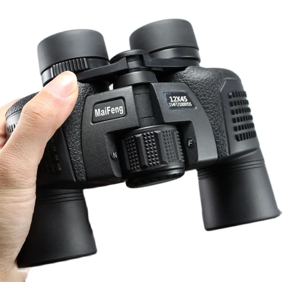Binocolo Professionale Maifeng 12x45 16x50 20x50 per Caccia e Campeggio, Lunga Portata, Ampio Angolo, Impermeabile, Antiappannamento, con Pellicola Verde