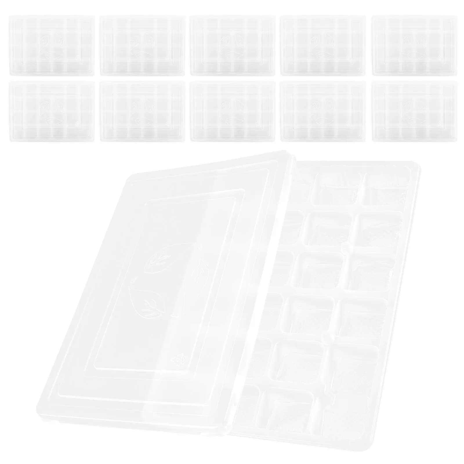 Set di 10 Contenitori per Ravioli con 24 Scomparti, Adatti per Freezer e Frigorifero, Senza BPA, Contenitori Sigillati per Conservazione Alimenti