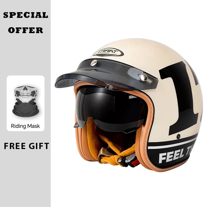DOT Approved Jet Helmet Men Women Open Face Helmet Motorcycle Helmet Capacete De Moto ABS Material Moto Equipments